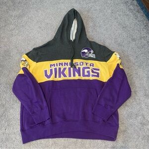 Starter Minnesota Vikings NFL Football Team Embroidered Hoodie XXL Sweatshirt